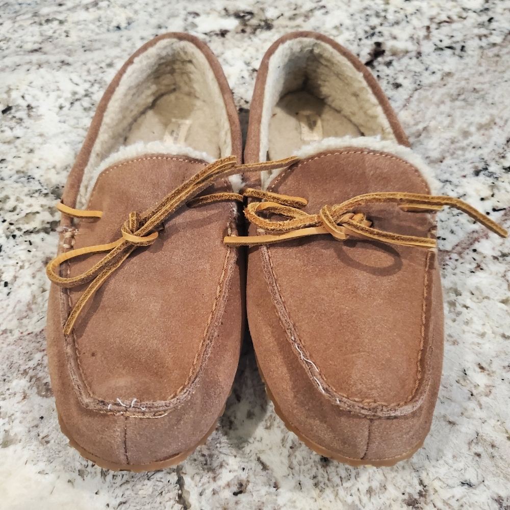Lands End Suede House Shoe